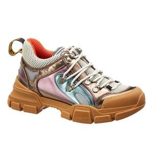 Gucci Flashtrek Leather Sneaker size 36.5